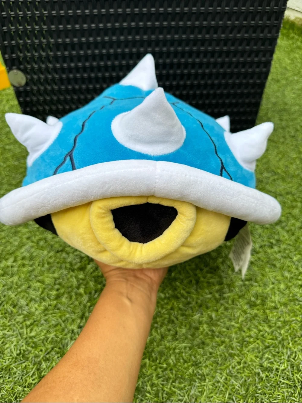 🎮 NWOT Nintendo Mario Kart Blue Spiny Shell Plush Pillow Franco 14